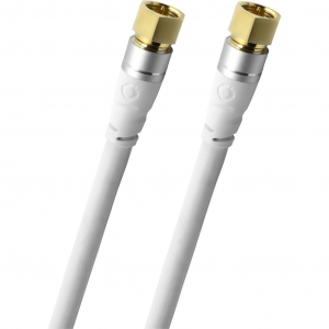 Oehlbach Antenna Link F Excellence digitális antennakábel fehér 3m (OB 33123)
